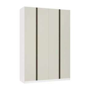 Guarda Roupa 4 Portas 3 Gavetas 159,2 cm Prime Luciane Móveis