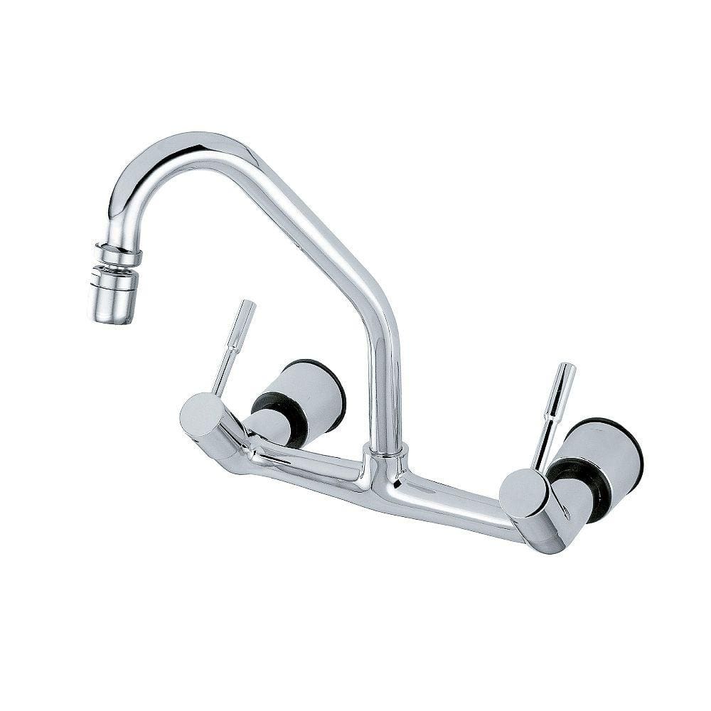 Torneira Misturador Coz Bica Móvel Metal Parede Bari 1258