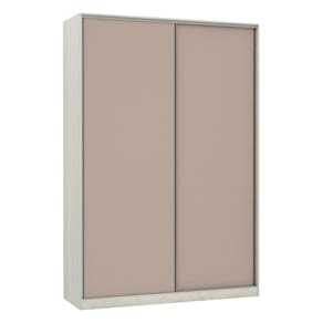 Guarda-Roupa Solteiro Luciane 2 Portas de Correr 3 Gavetas Prime Plus 160 cm