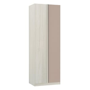 Guarda-Roupa Solteiro Luciane Canto Reto Direito e Esquerdo Prime Plus 1 Porta 80 cm