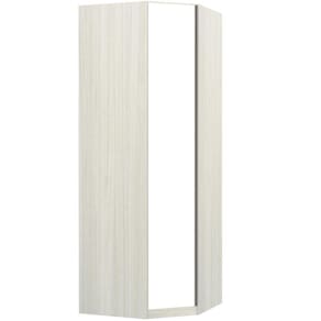 Guarda Roupa Modulado Canto Obliquo 1 Porta 1 Cabideiro 6 Prateleiras Prime Luciane Móveis