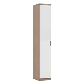 Guarda-Roupa Modulado Solteiro Luciane 1 Porta Alumínio com Espelho