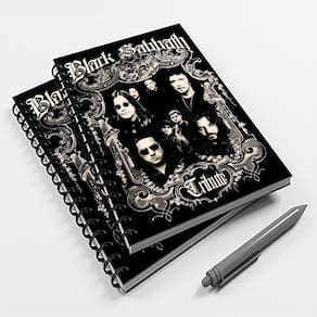 Caderno Universitário 96 fls Rock Sblack Sabbath