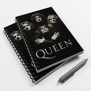 Caderno Universitário 200 fls 10 Mat Rock Queen