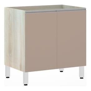 Balcão de Cozinha sem Tampo 80cm 2 Portas Lis Luciane Móveis