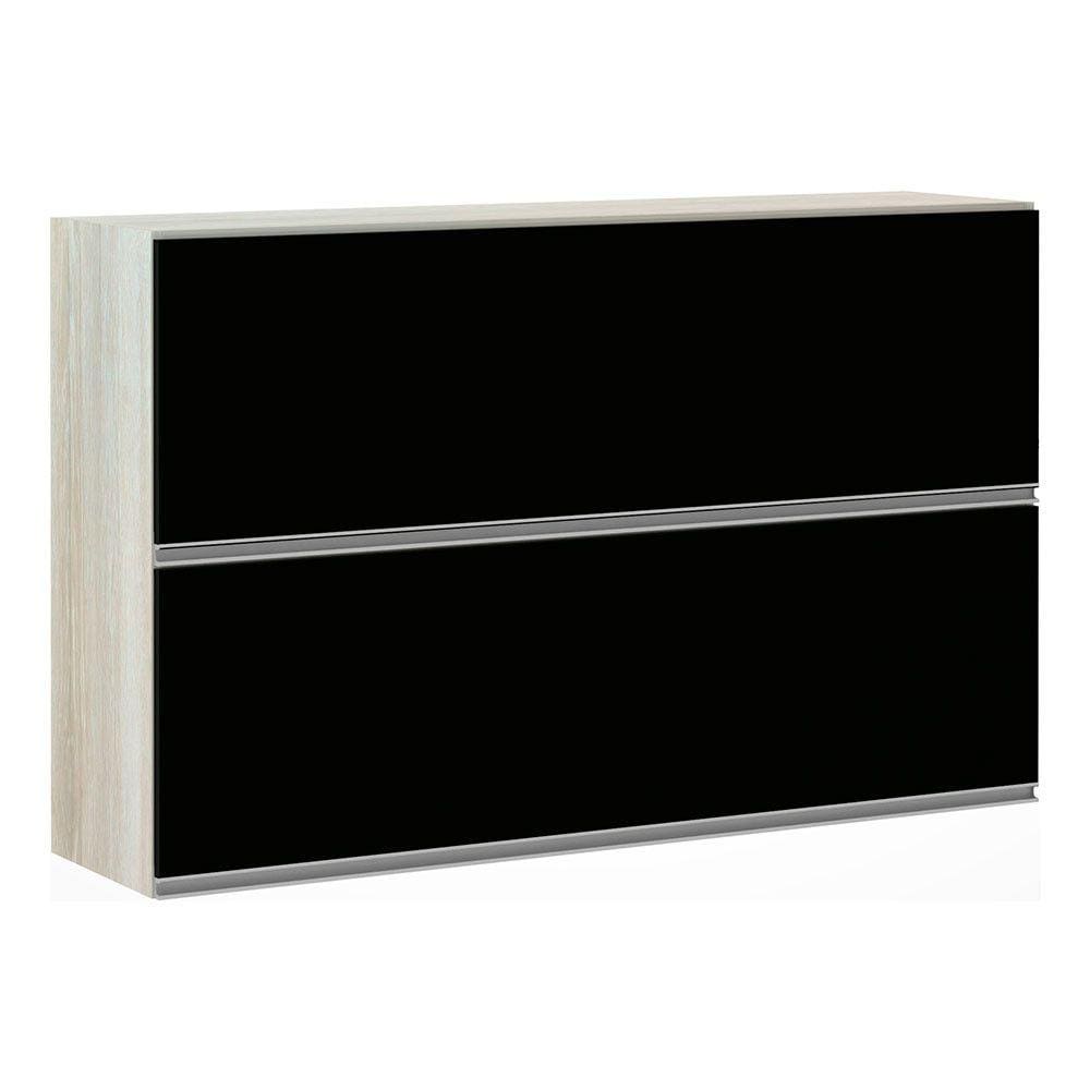 Armário Basculante Duplo Luciane 120cm 2 Portas Lis