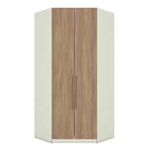 Armário de Canto Closet 2 Portas New Predileto Areia Jequitibá - Henn
