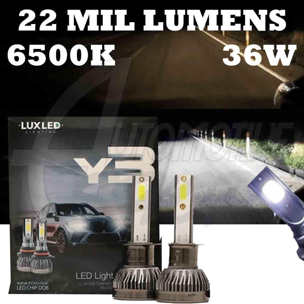 Kit Ultra Led Y3 Super Branco 6500K 36W 22mil Lumens H27 880