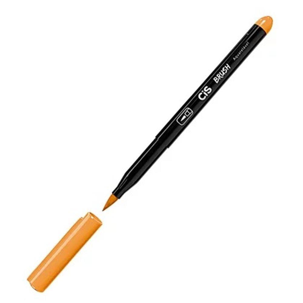 Caneta Ponta Pincel CIS Brush Pen Aquarelável (Marcador Artístico)