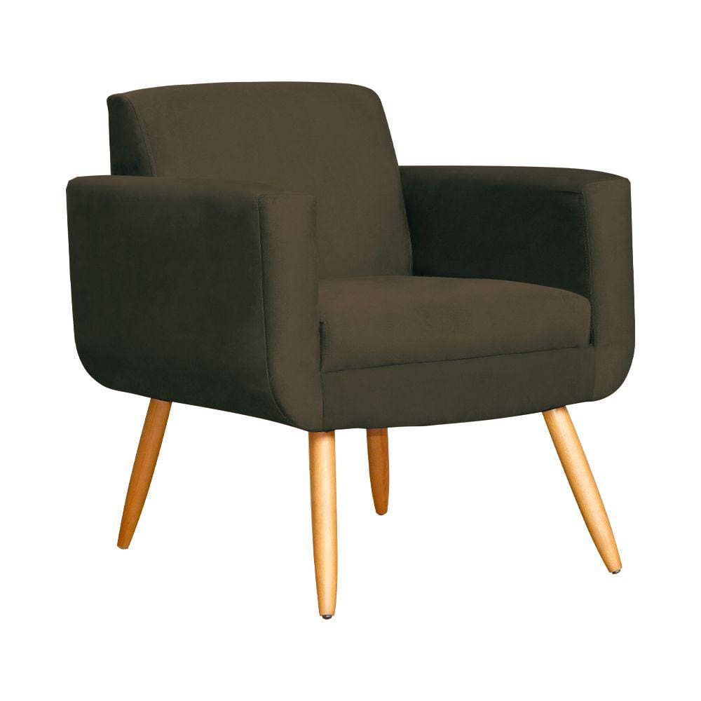 Poltrona Decorativa Cristal Suede Cores - S.A Móveis