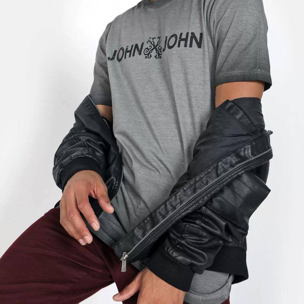 Camiseta John John Rg Flame Transfer Masculina Vinho - Compre