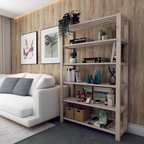 Aparador Multiuso 170x90,5 Estante Para Livros
