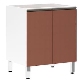 Balcão de Cozinha sem Tampo 70cm 2 Portas Pérola Luciane Móveis