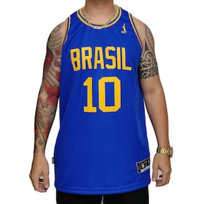 Regata Basquete Masculina M10 Dunk Brasil