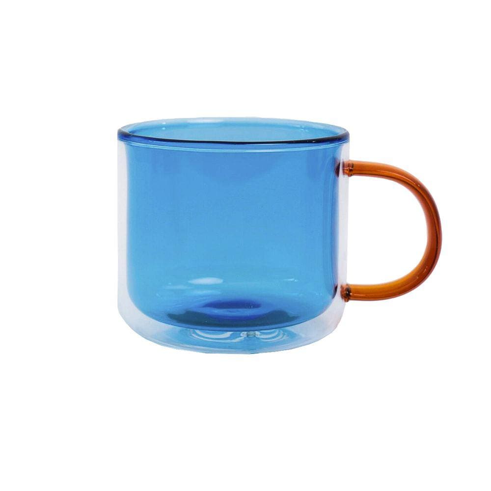 Caneca dueto com parede dupla de vidro 250ml - Oikos