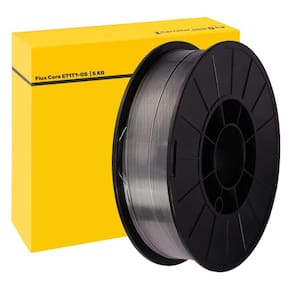 Arame para Solda MIG Tubular 0.8mm Rolo com 5,0 KG sem Gás com Fluxo Flux Core