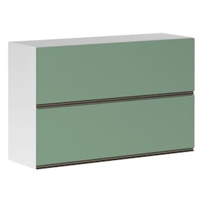 Armário Perola Basculante Duplo 120 cm 2 Portas Luciane