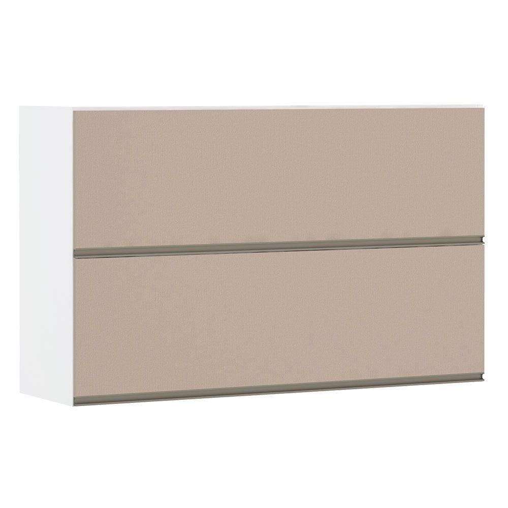Armário Perola Basculante Duplo 120 cm 2 Portas Luciane