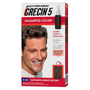 Shampoo Color Grecin 5 Castanho Médio Escuro