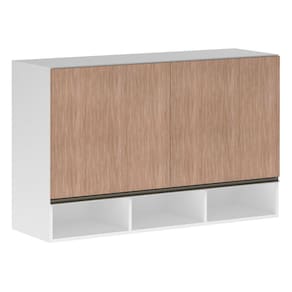 Armário Perola 120 cm 2 Portas com Nicho Luciane