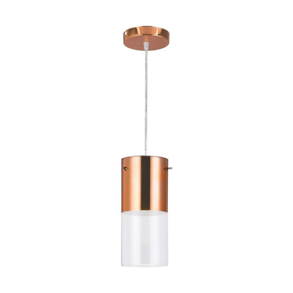 Pendente First Redondo 23cm E27 Cobre 1L