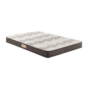 Colchão Viúva Ecoline Espuma D45 Bordado 128x188x25cm Marrom/Bege