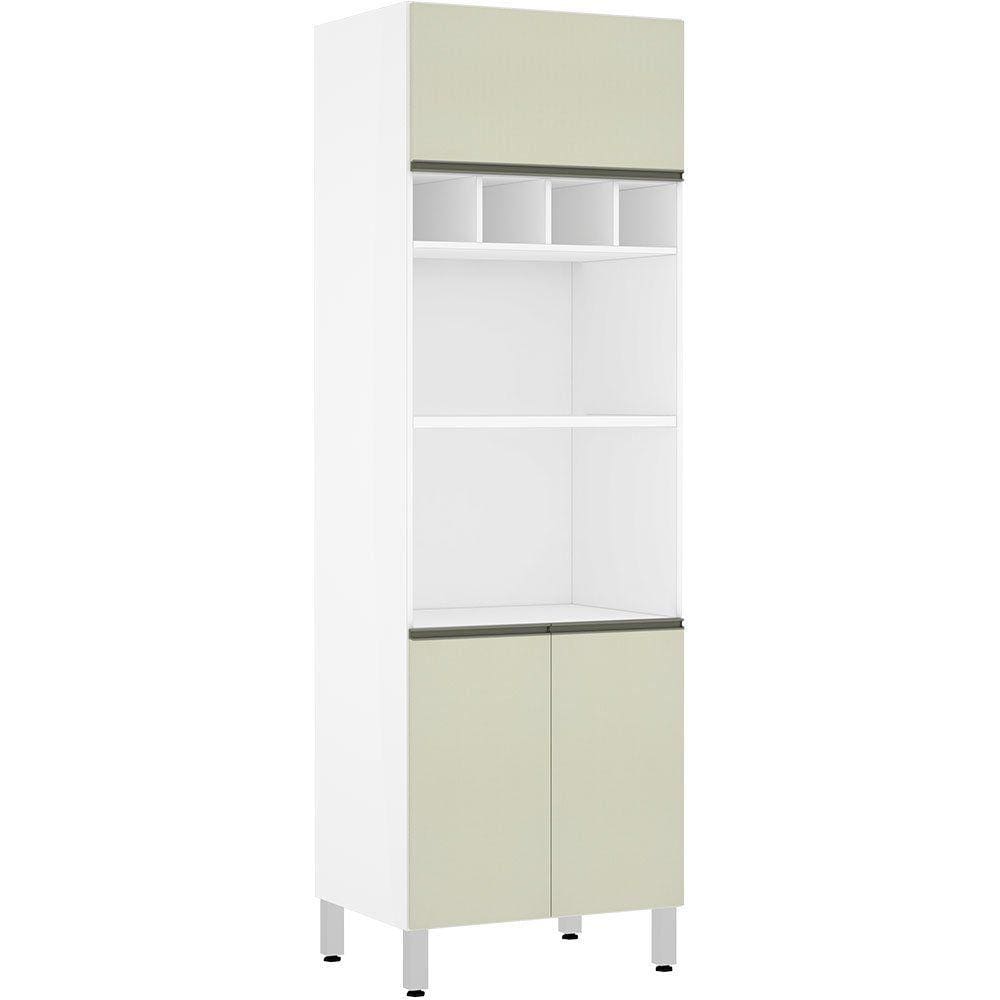 Paneleiro Perola 70 cm Duplo Nicho 3 Potas mais 2 Nichos Luciane