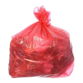 Saco Para Lixo Vermelho Reforçado 30 Lt Com 50 Uni
