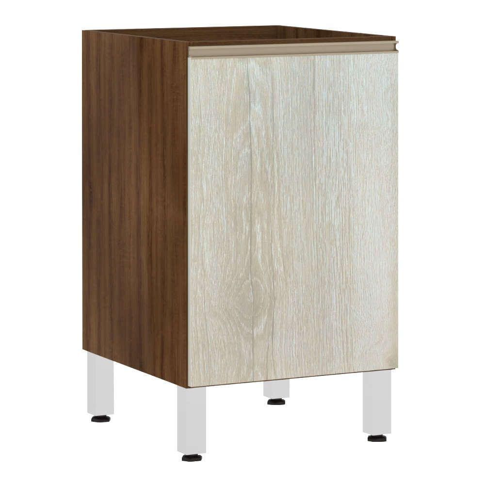 Balcão de Cozinha sem Tampo 40cm 1 Porta Jade Luciane Móveis