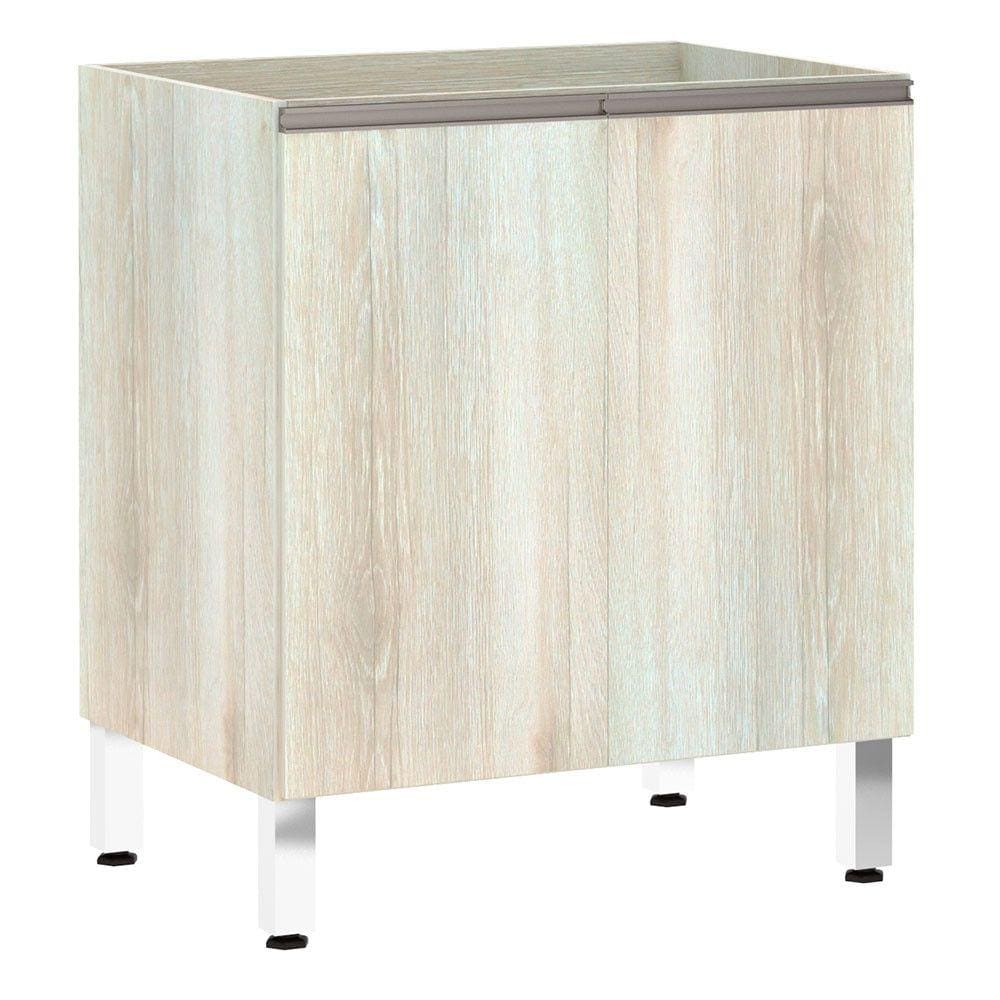 Balcão de Cozinha sem Tampo 70cm 2 Portas Luci Luciane Móveis