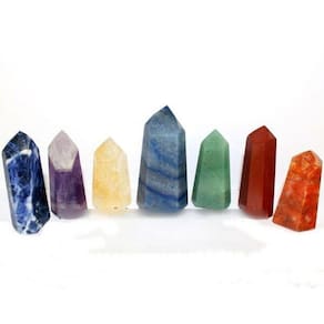 Kit 7 Chakras Harmonizaçao + 1 Ponta Energizadora Cristal