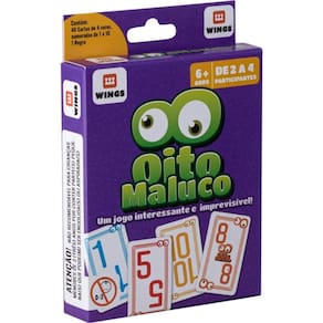 Jogo de Cartas - Uno All Wild - Uno - 112 cartas - 02 a 10