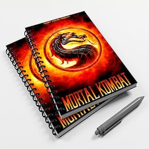 Caderno Universitário 96 Fls Jogo Motal Kombat