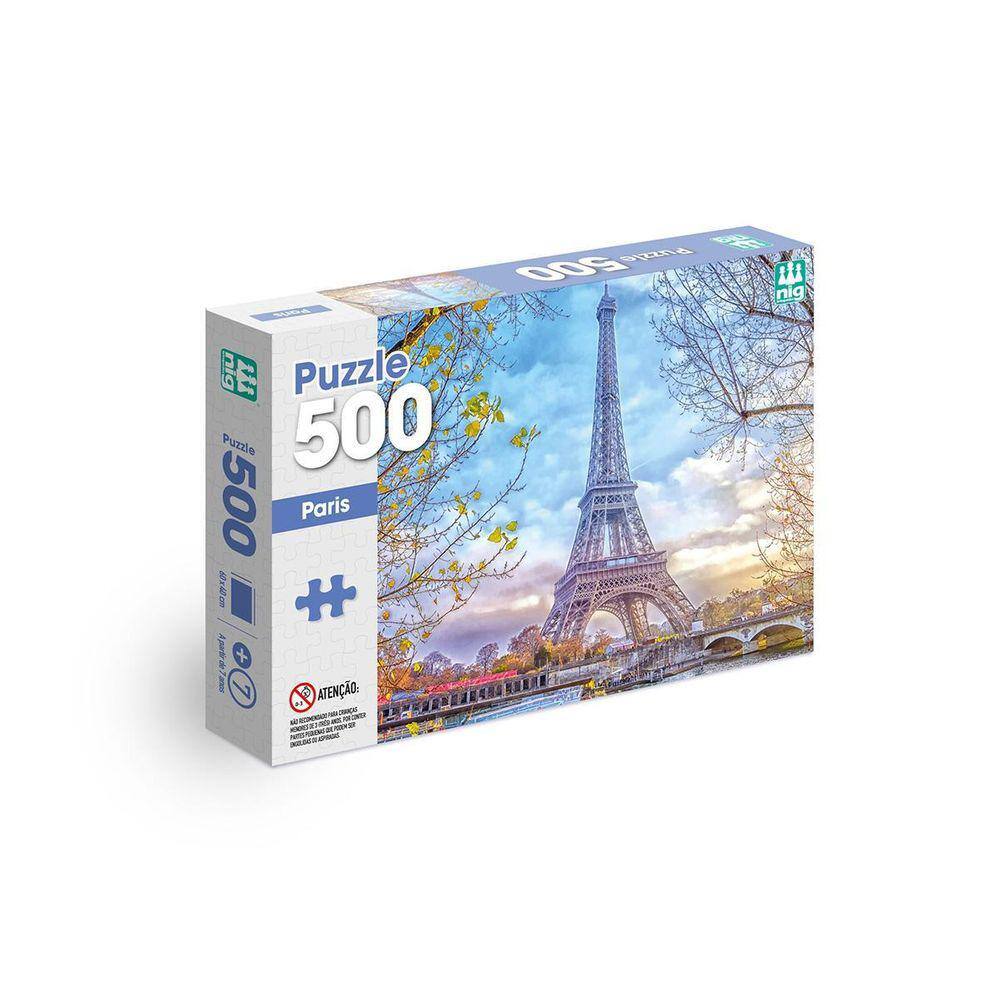 Puzzle Quebra-cabeça Paris Torre Eiffel - 1000 Peças - Toyster