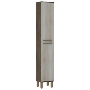 Paneleiro Simples 35cm 2 Portas 3 Prateleiras Sara Luciane Móveis