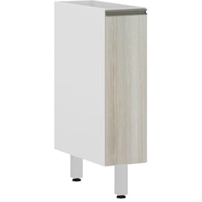 Balcão de Cozinha sem Tampo 20cm 1 porta Pérola Luciane Móveis