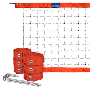 Kit Futevôlei Laranja: Rede Oficial 2 Faixas + Fita Marcação