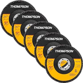 Disco Flap Thompson 7P G120 - Embalagem com 5 Unidades