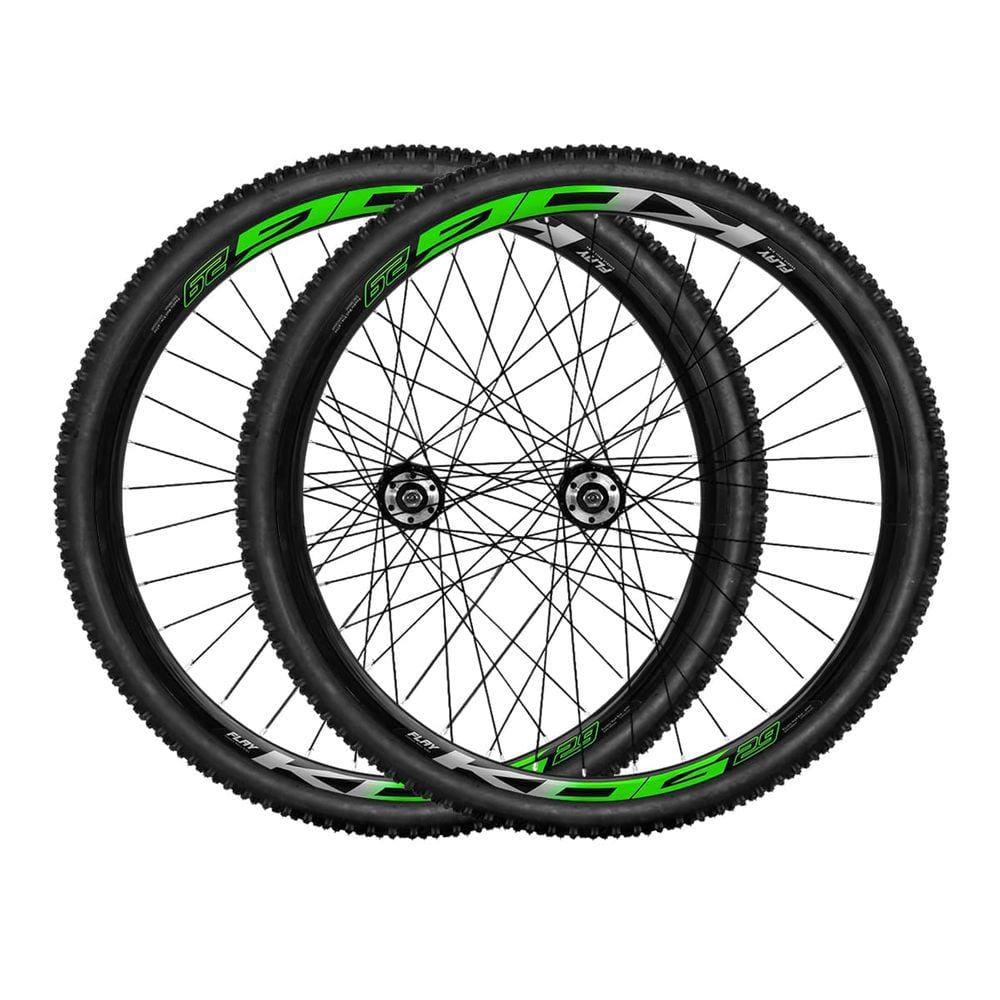 Par Roda Aro 29 KOG Aero Cassete F. Disco Pneus Camâra
