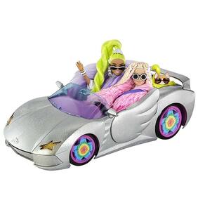 Boneca Barbie Com Carro Fiat 500 Mattel Gxr57