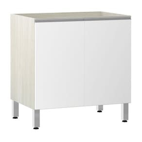 Balcão de Cozinha sem Tampo 80cm 2 Portas Lis Luciane Móveis