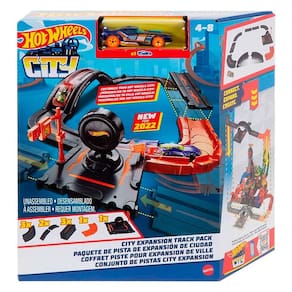 Pista De Manobras Hot Wheels City Robô Tubarão + Carrinho