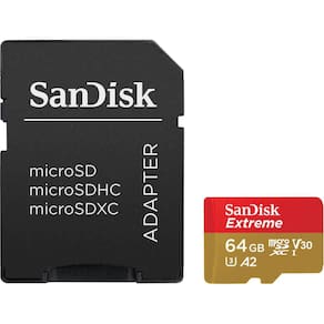 Cartão de Memória Micro SDXC SanDisk Extreme 64GB 170 MB/s