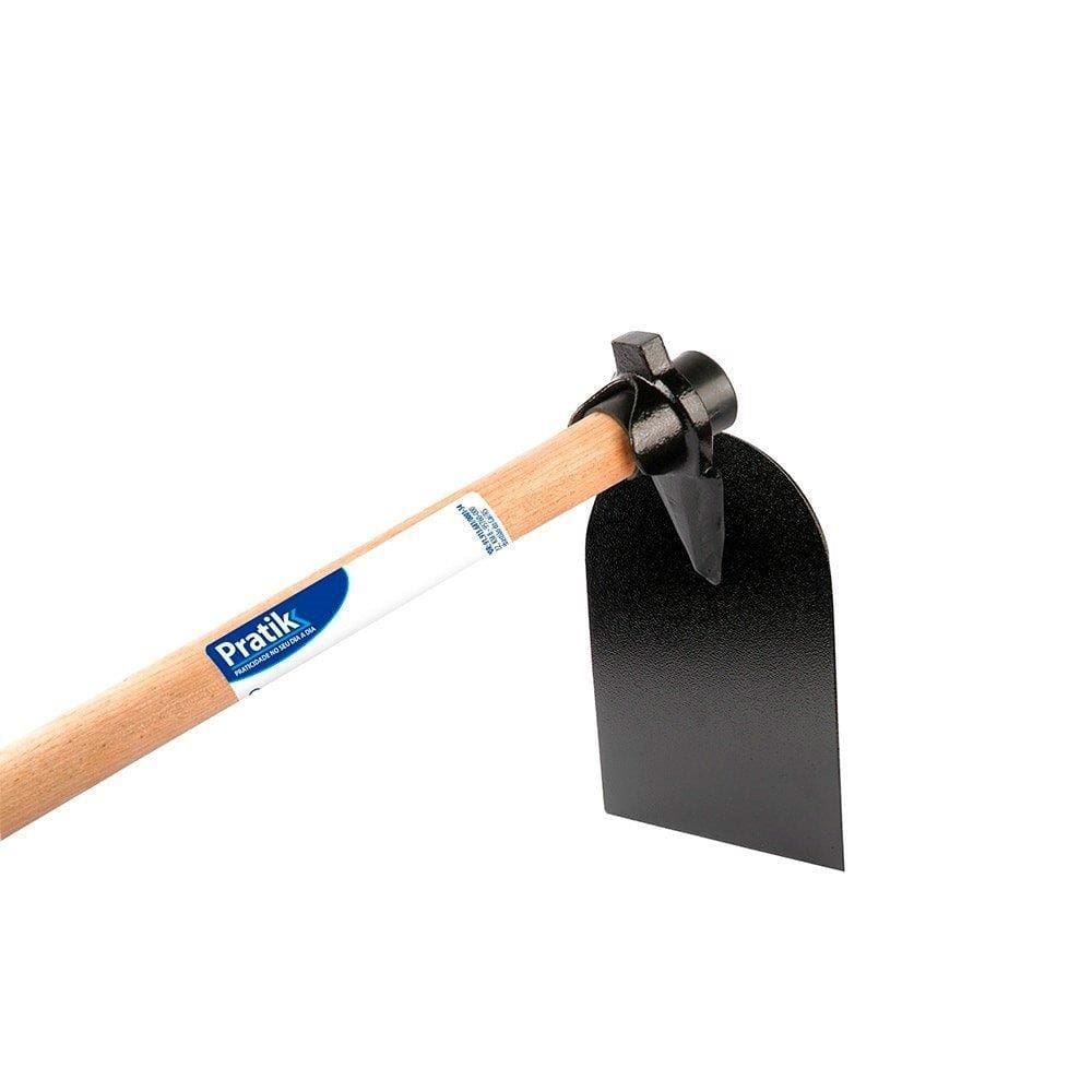 Enxadão Pratik Temperado Largo 14cm 2,5 Libras com Cabo 1,5m