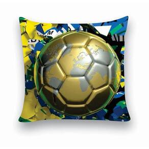 Jogo Americano 2 Un Retangular Neoprene Bola Futebol Brasil