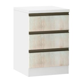 Mesa de Cabeceira 3 Gavetas 40cm Prime Luciane Móveis