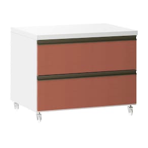 Mesa de Cabeceira 2 Gavetas 60,5 cm Prime Luciane Móveis