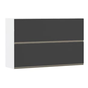 Armário Perola Basculante Duplo 120 cm 2 Portas Luciane