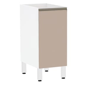 Balcão de Cozinha sem Tampo 35cm 1 Porta Pérola Luciane Móveis