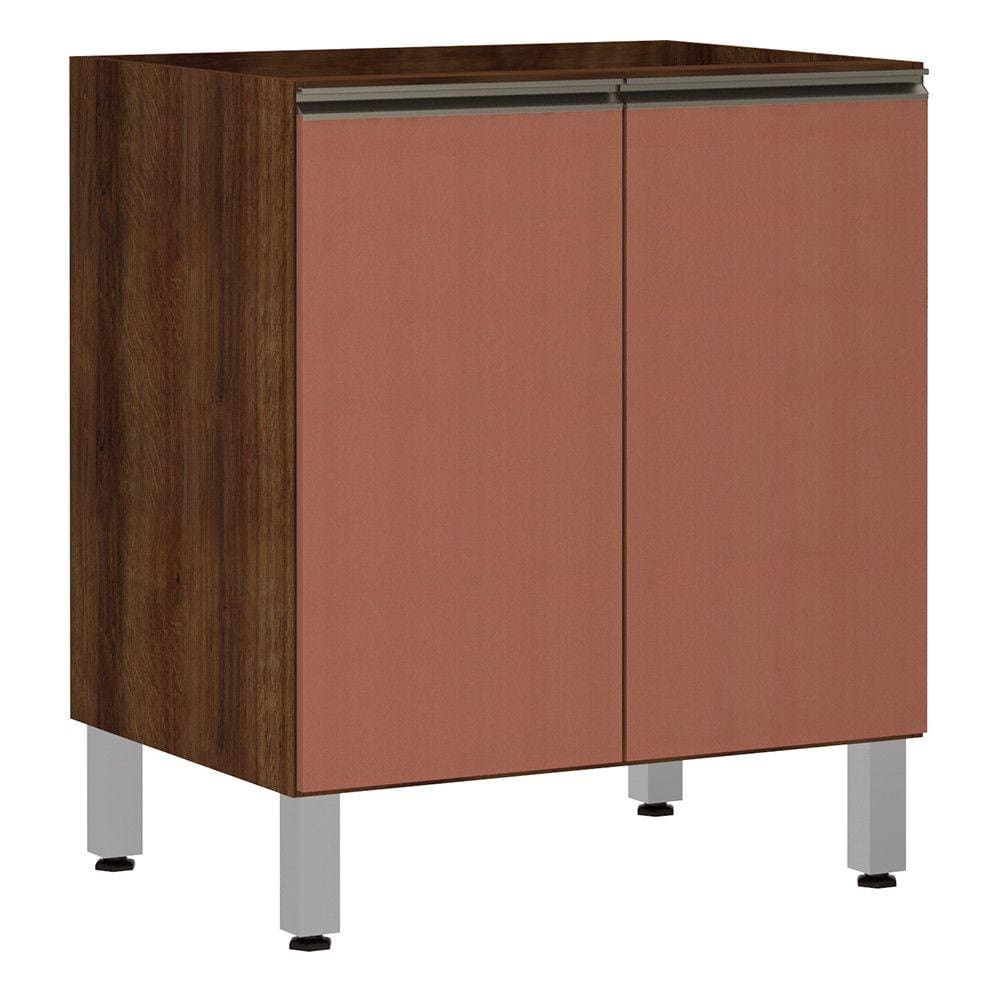 Balcão de Cozinha sem Tampo 70cm 2 Portas Jade Luciane Móveis